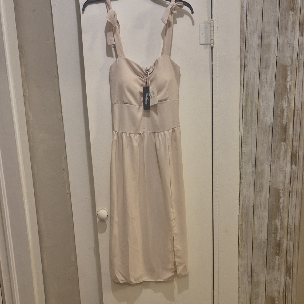 Estee Brown Paris Bow Shoulder Dress